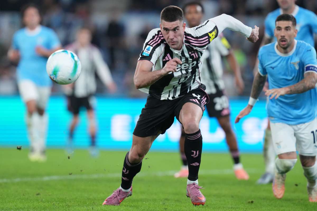 Vlahovic in Lazio-Juve