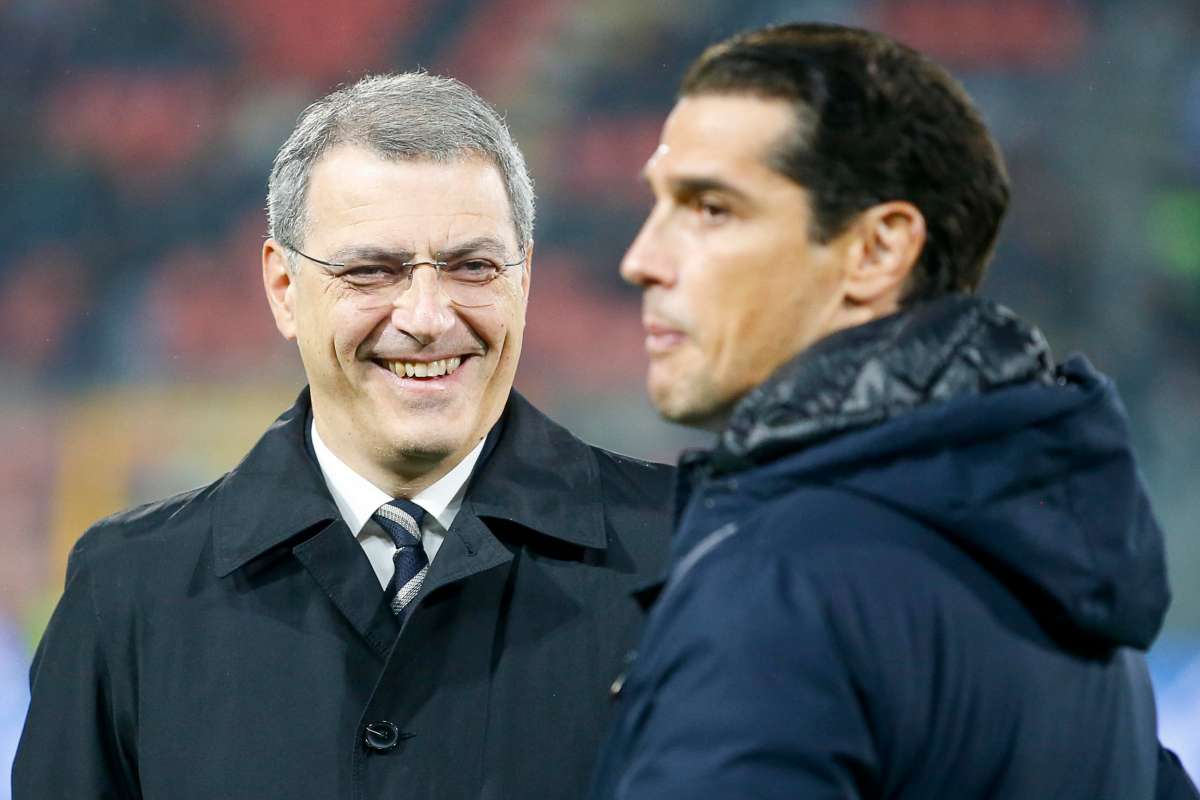 Comolli e Modesto a colloquio