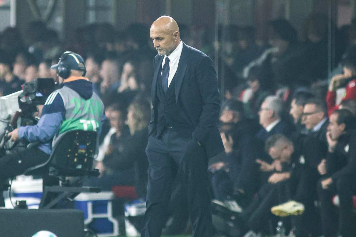 Luciano Spalletti pensieroso