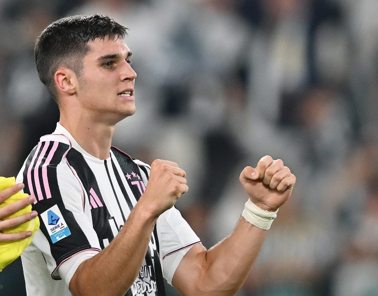 Adzic esulta dopo il gol all'Inter