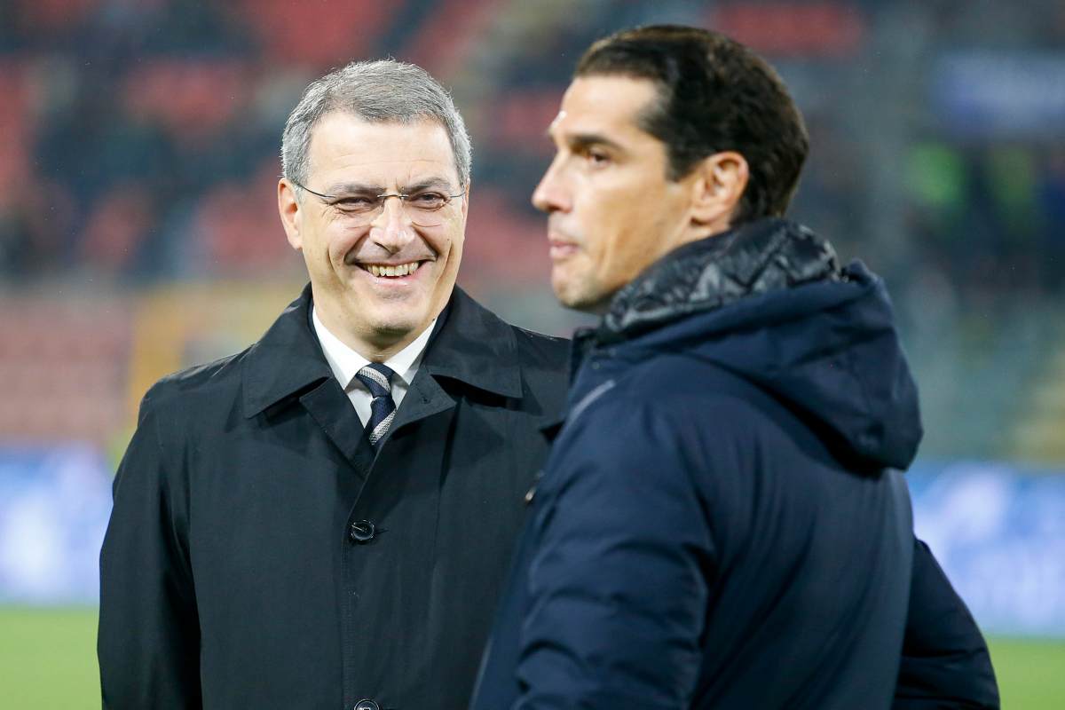 Comolli prima di una partita della Juve