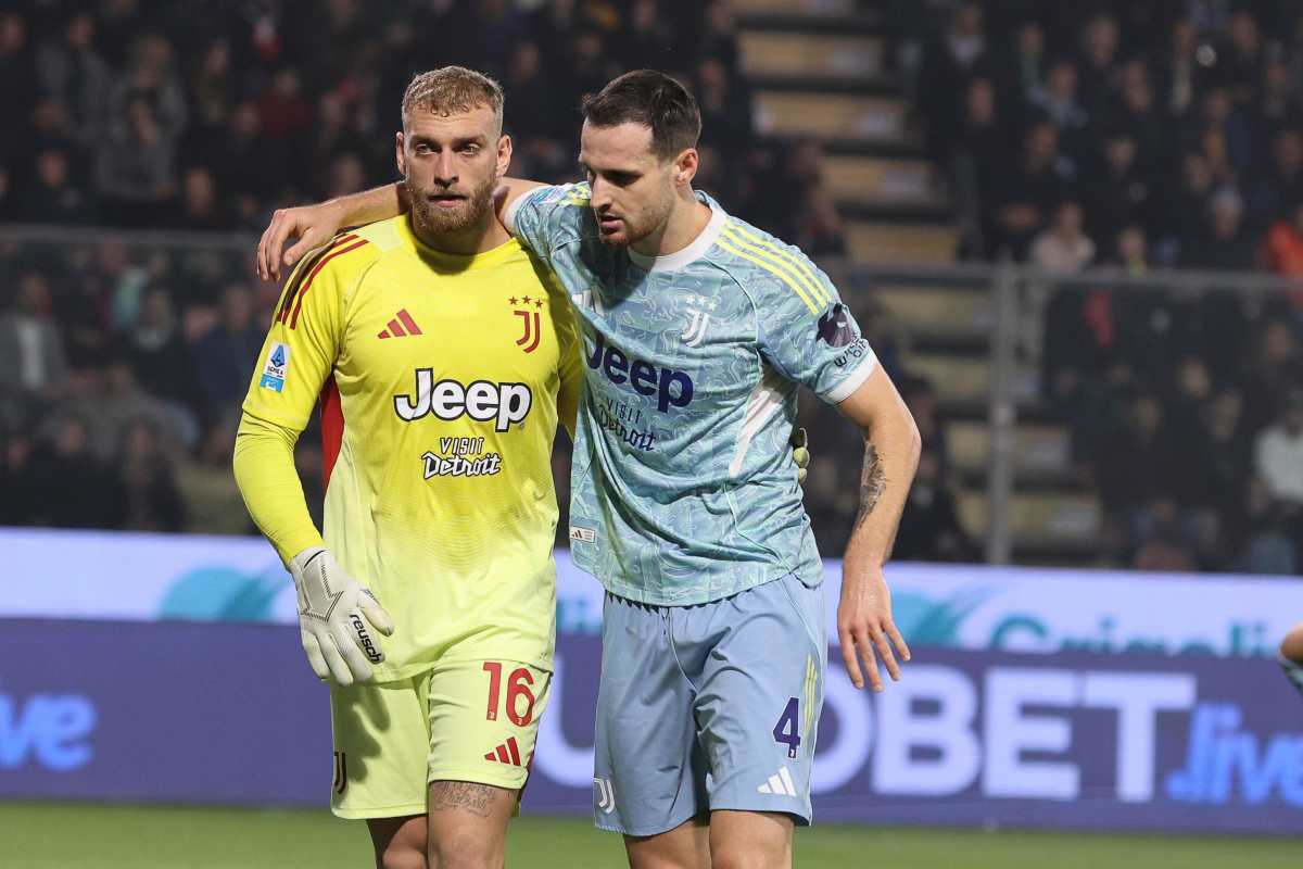 Di Gregorio abbracciato da Gatti