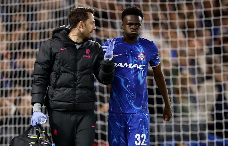 George in una partita del Chelsea