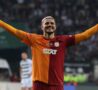 Icardi esulta dopo un gol col Galatasaray