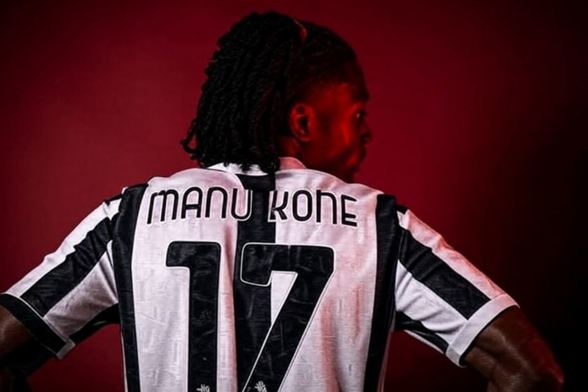Kone con maglia Juve: foto AI
