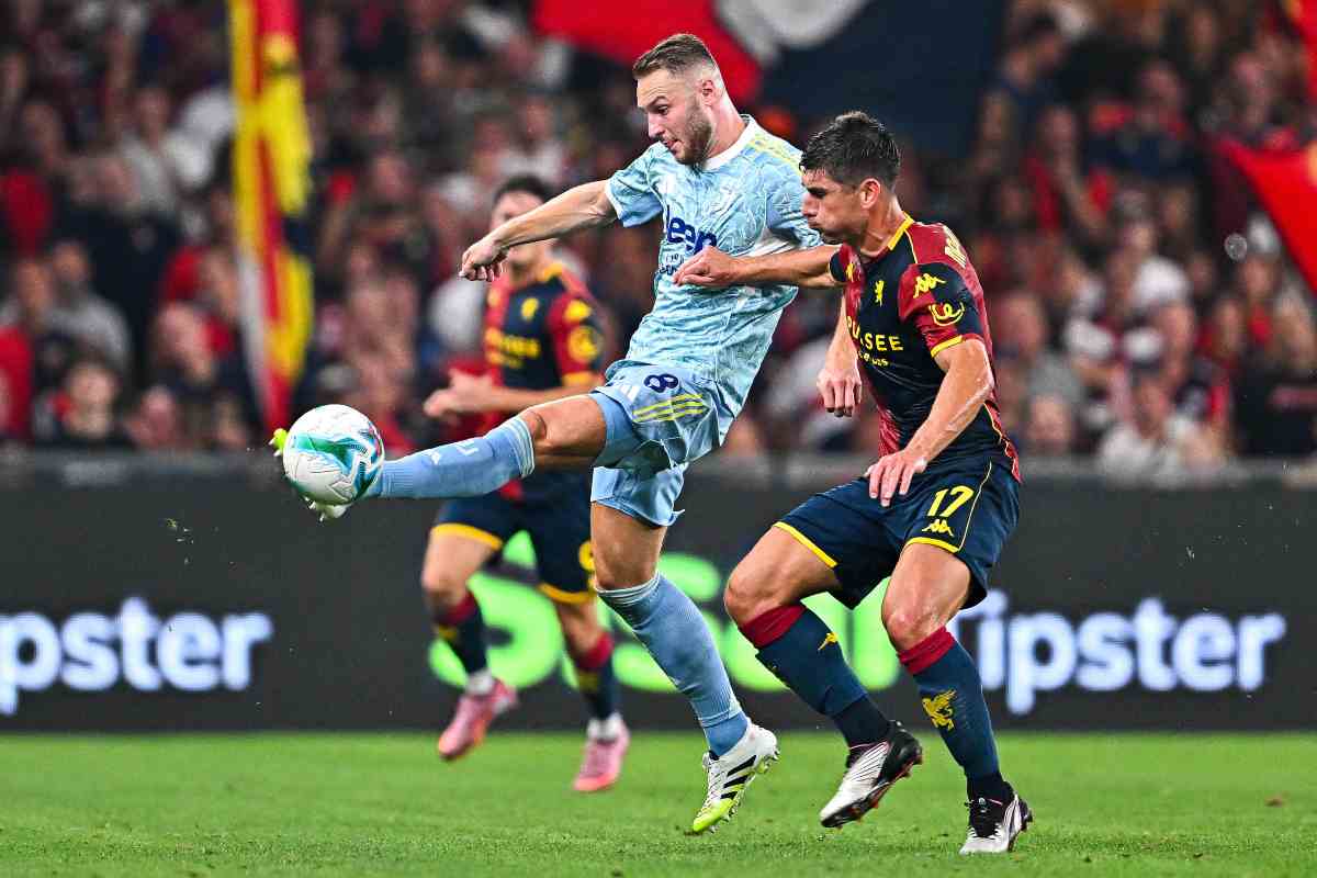 Koopmeiners in azione in Genoa-Juventus