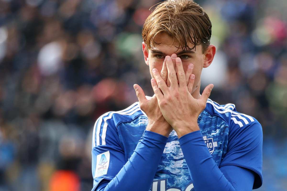 Esultanza Nico Paz dopo gol col Como