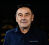 Sarri prima di una partita della Lazio