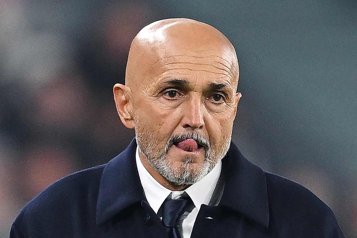 Spalletti durante una partita della Juve