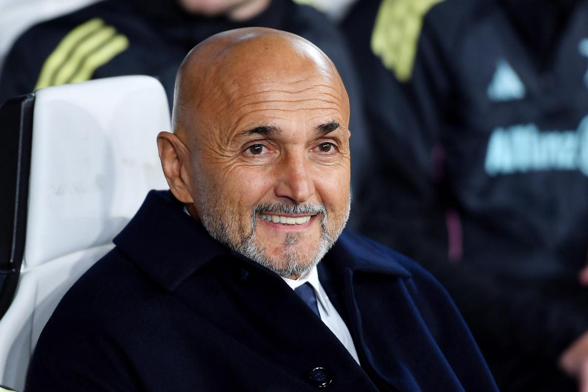 Spalletti prima di una partita della Juve