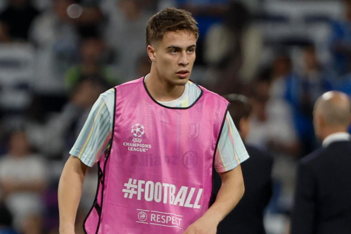 Yildiz prima di entrare in campo