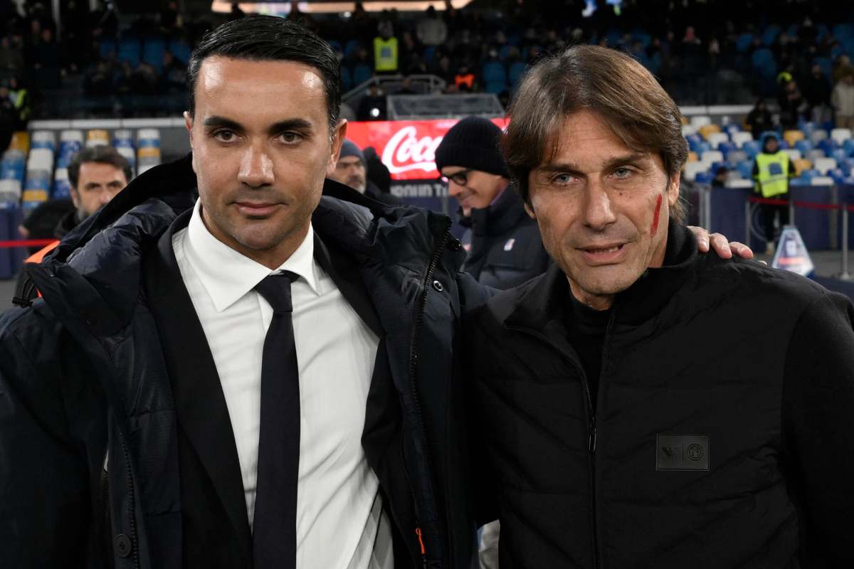 Palladino e Conte a bordo campo