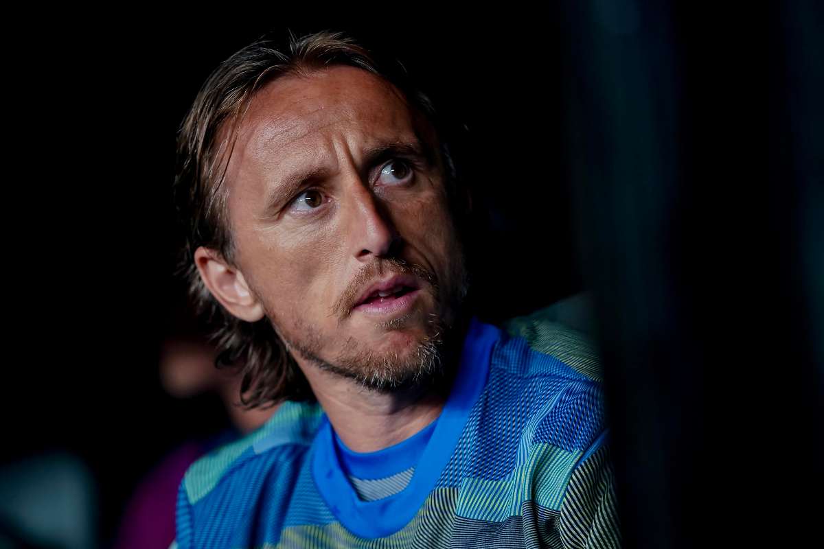 modric in panchina