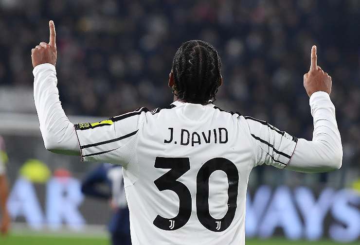 david esulta con le braccia al cielo