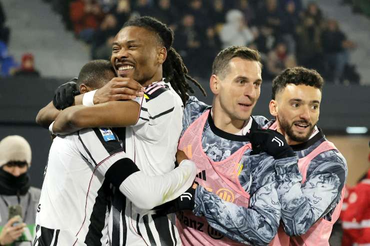 esultano thuram e cambiaso