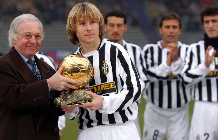 pavel nedved col pallone d'oro