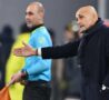 spalletti allarga il braccio in panchina