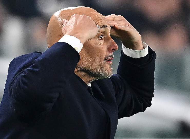 spalletti si tocca la testa