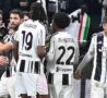 giocatori juve esultano