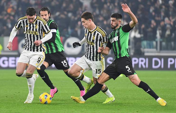yildiz in azione contro il sassuolo