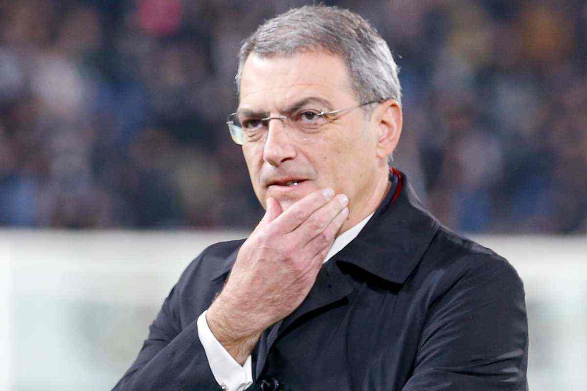 Damien Comolli, CEO della Juve pensieroso