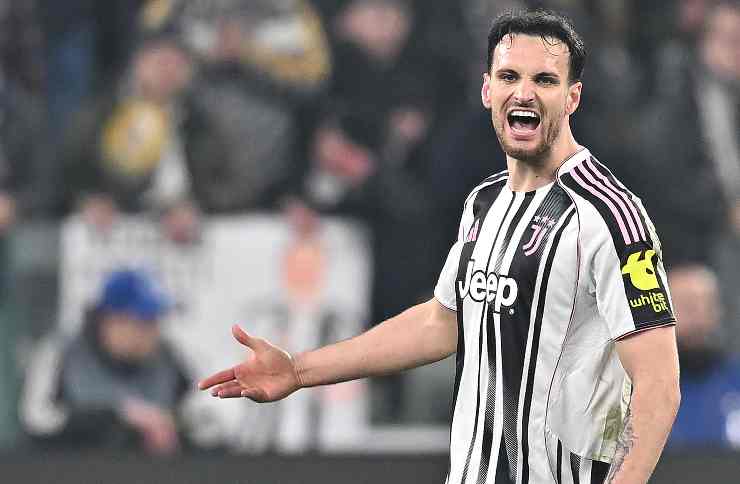 Federico Gatti in campo con la Juve