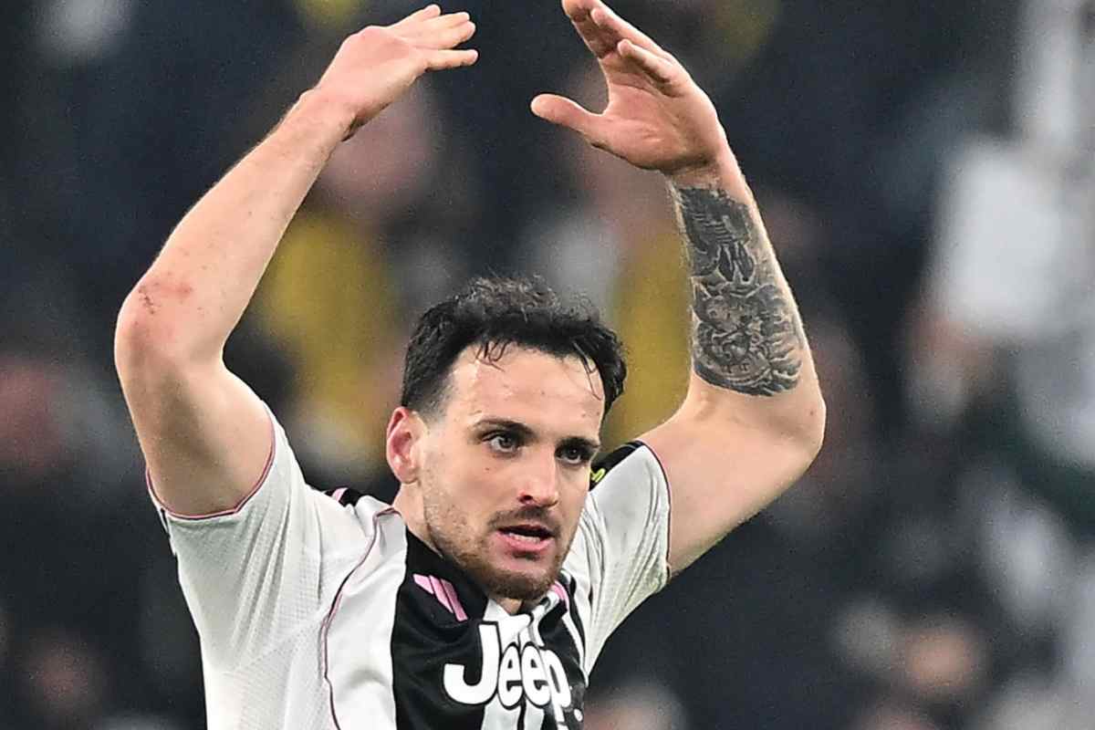 Gatti esulta dopo un gol