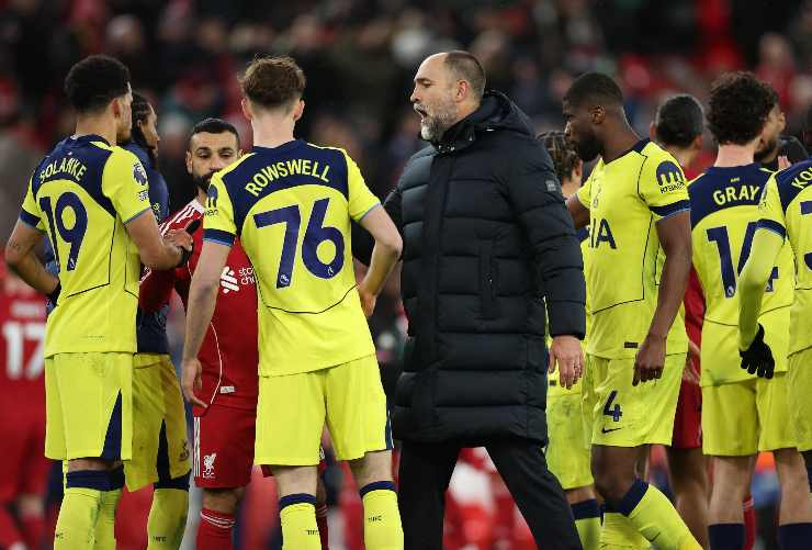 La squadra del Tottenham 