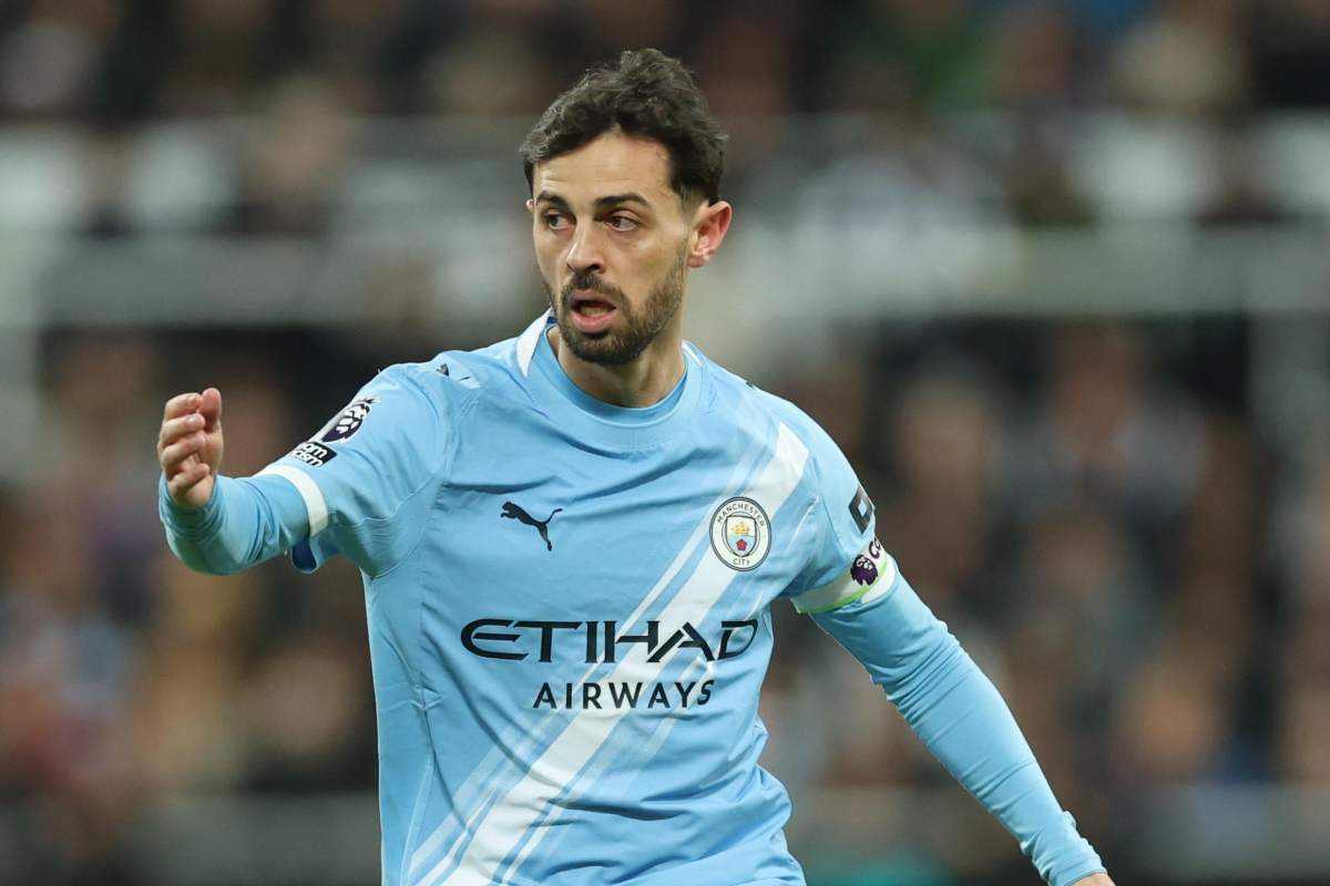 Bernardo Silva in azione al City