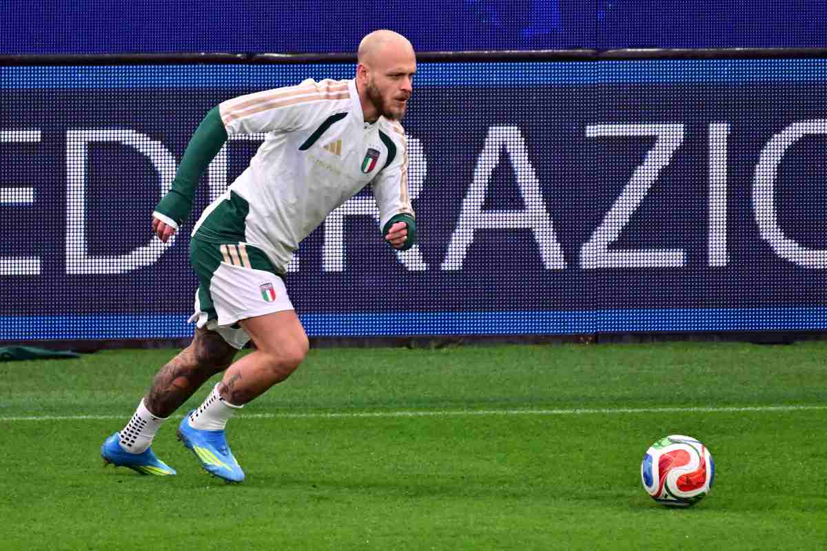 dimarco durante l'allenamento