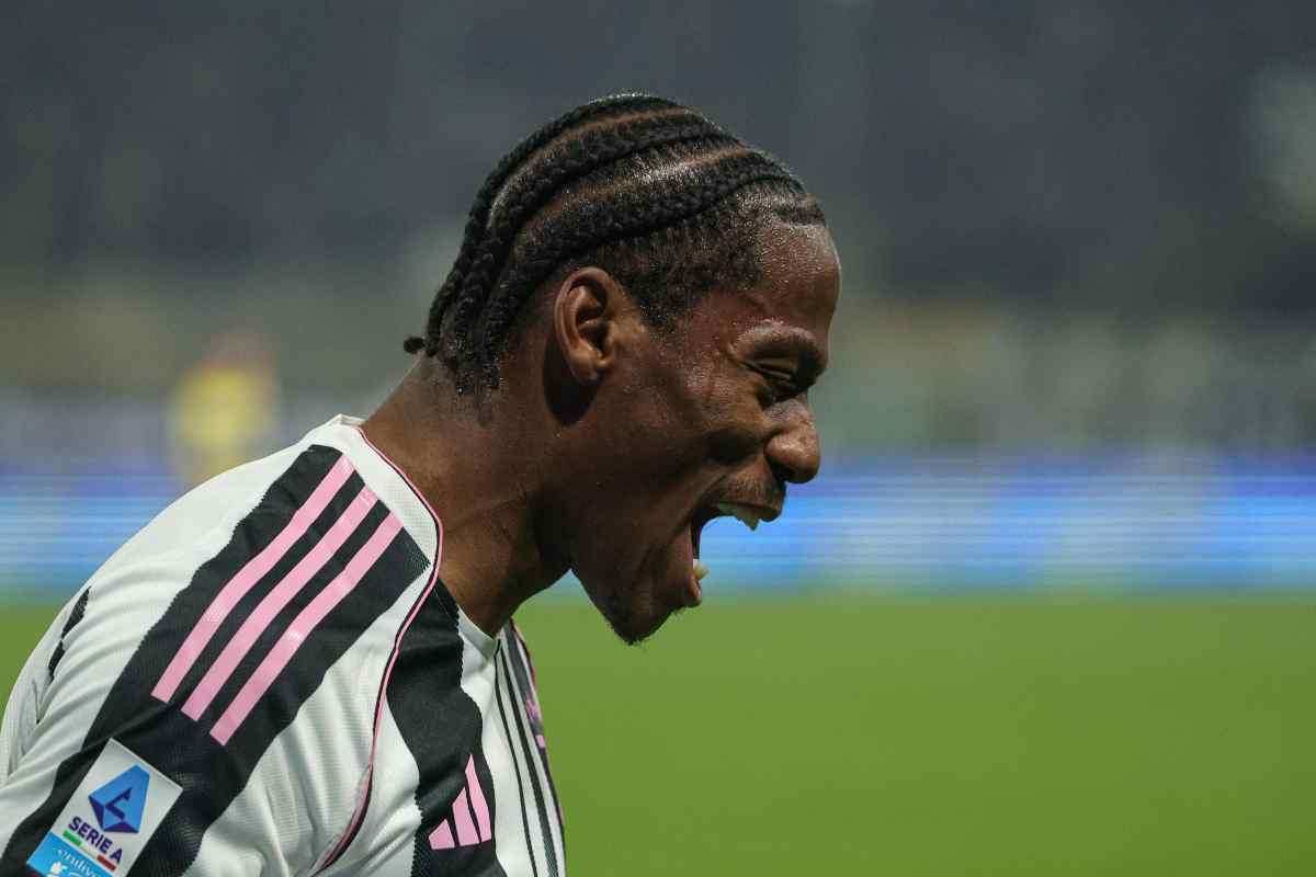 Jonathan David esulta dopo un gol