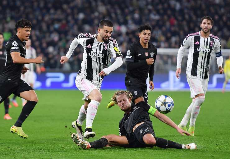 zhegrova in azione contro lo sporting