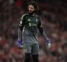 Alisson tra i pali con la maglia del Liverpool