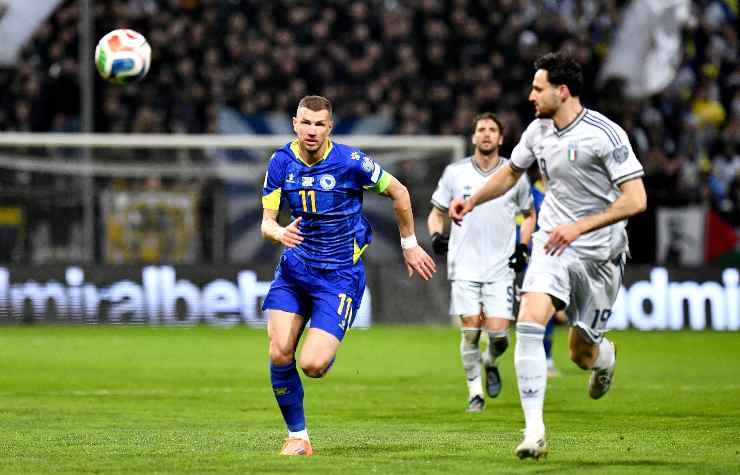 Federico Gatti contro Dzeko