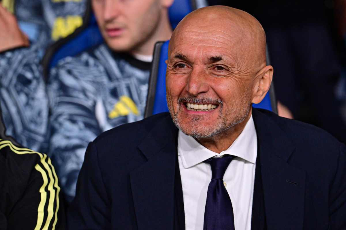 Luciano Spalletti ride